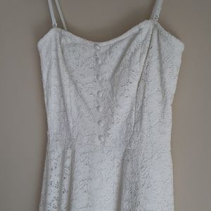 Garage White Lace Dress